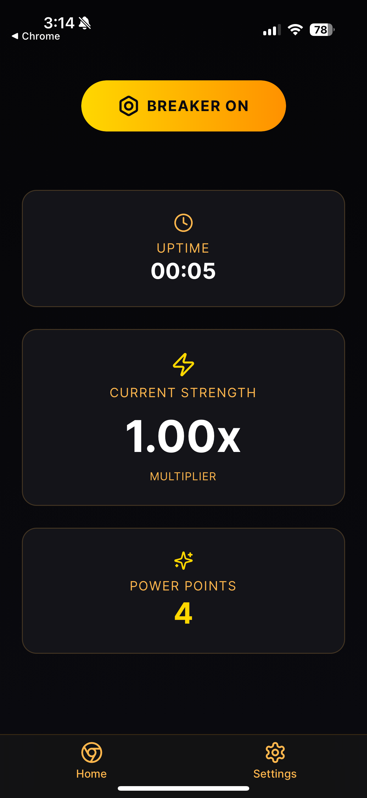 Breakrr App Interface